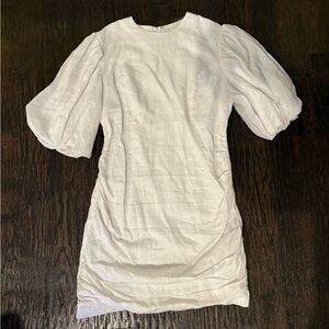 DISSH White Linen Dress